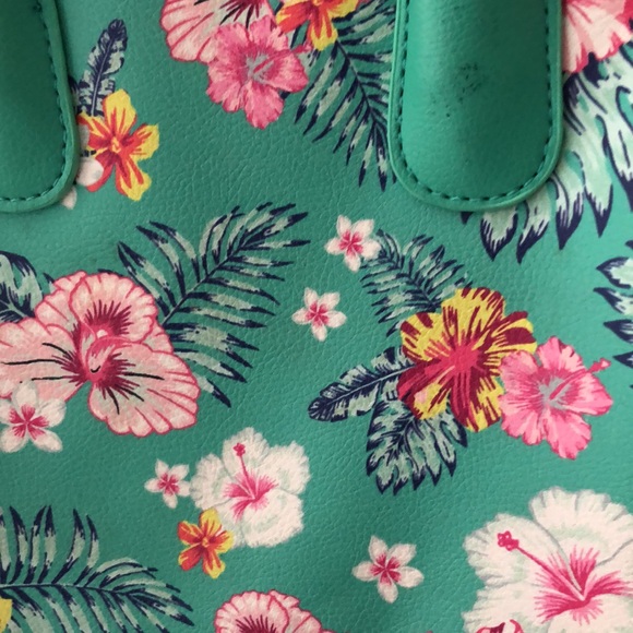 Betsey Johnson Handbag Crossbody Floral Green - Picture 3 of 10